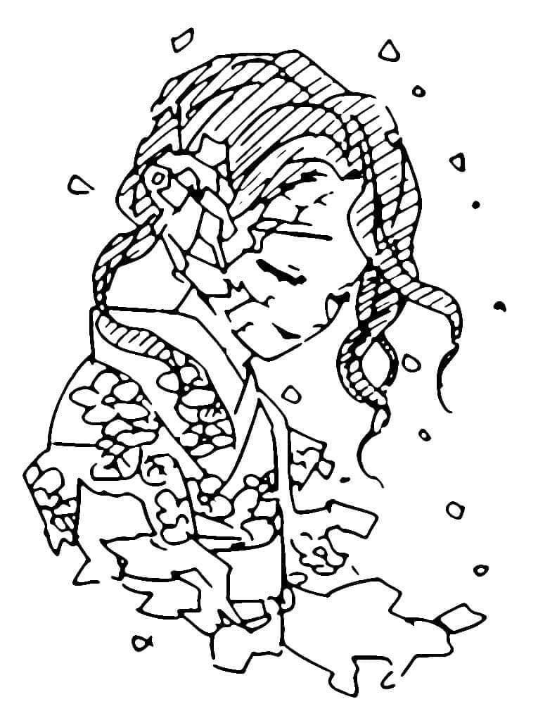 Druckbares Demon Slayer Bild ausmalbilder