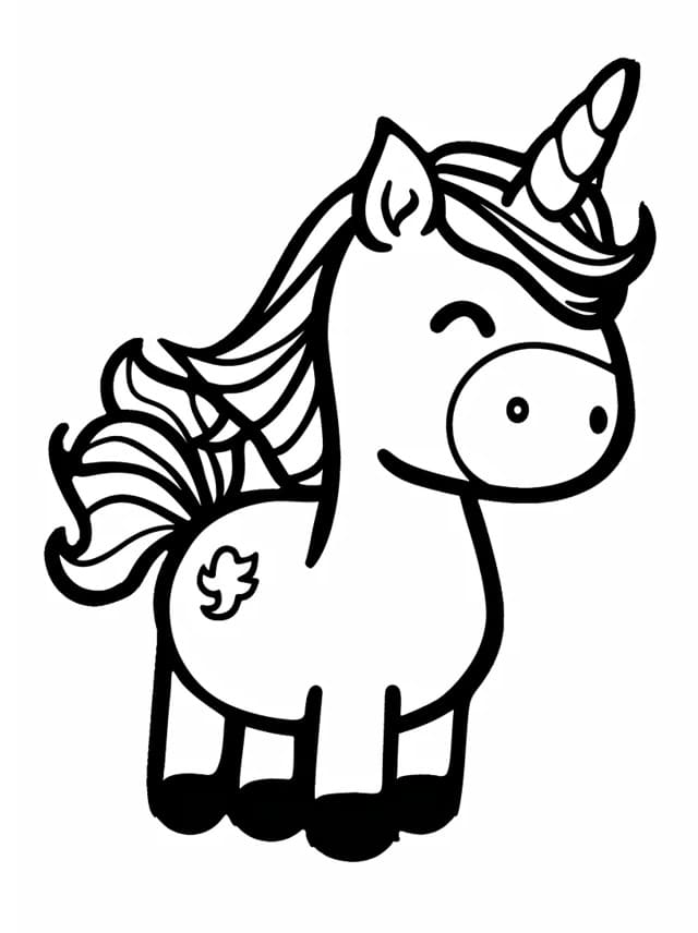 Druckbares Einhorn ausmalbilder