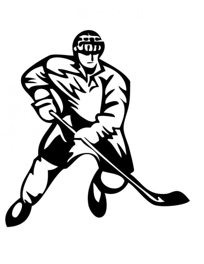 Druckbares Eishockey Für Kinder ausmalbilder