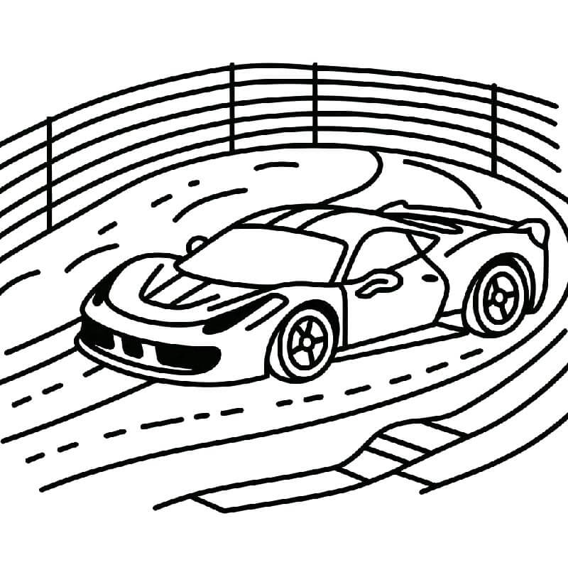 Druckbares Ferrari Bild ausmalbilder