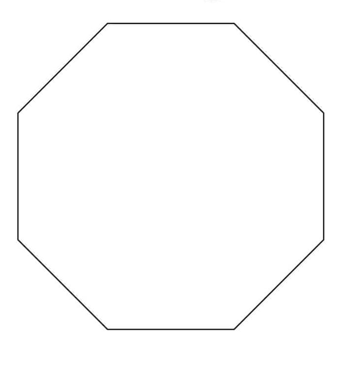 Druckbares Geometrische Formenbild ausmalbilder