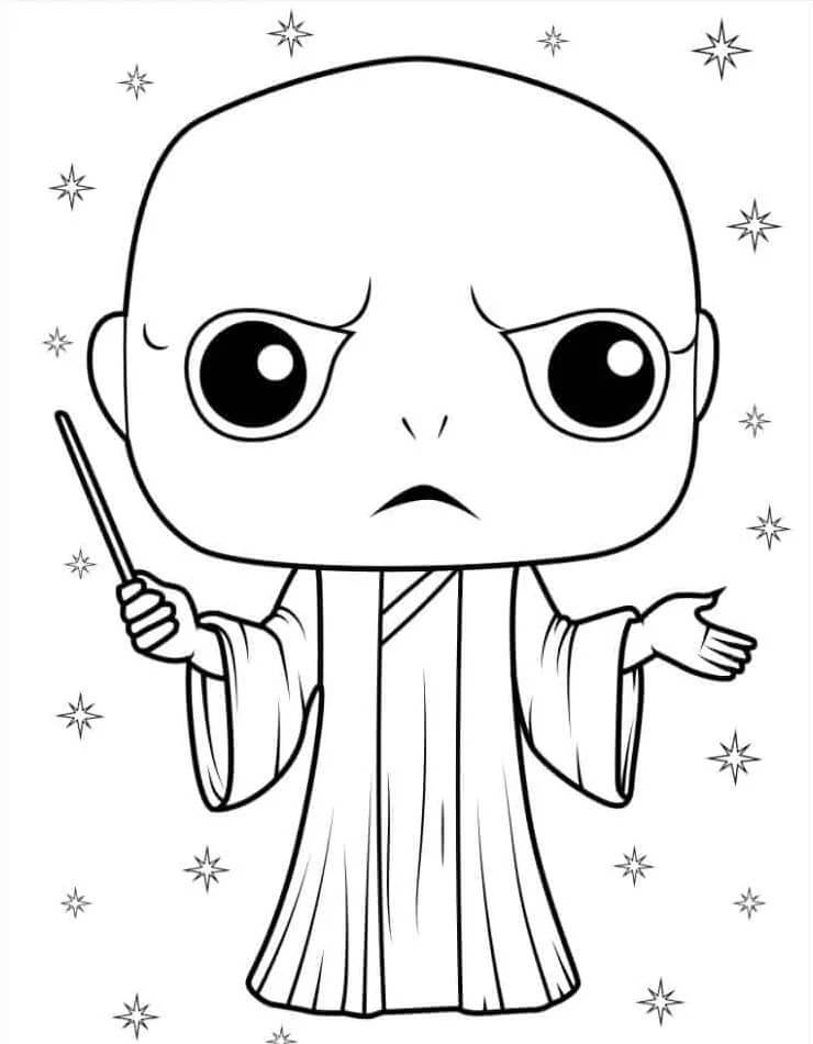 Druckbares Gratis Harry Potter ausmalbilder