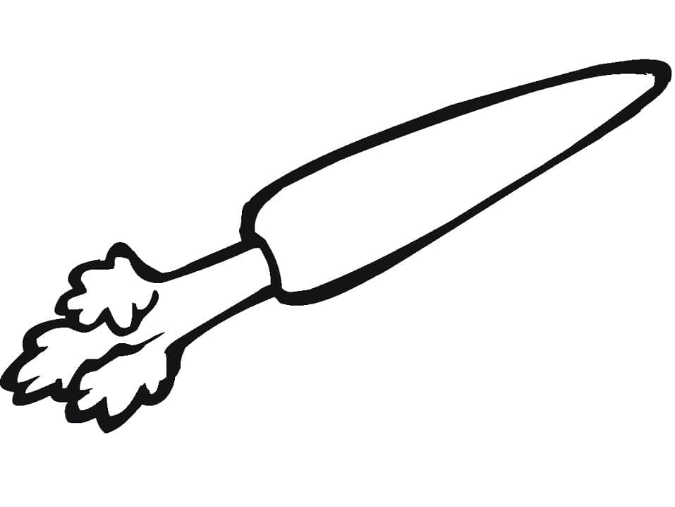 Druckbares Gratis Karotte Exemplar ausmalbilder