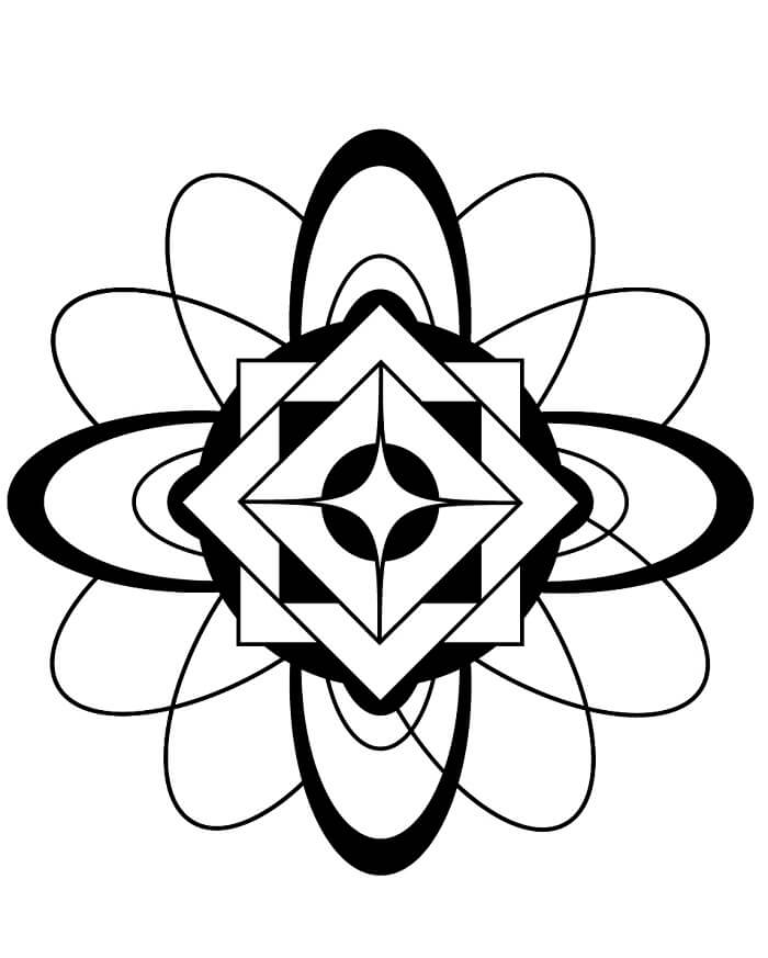 Druckbares Gratis-Mandala ausmalbilder