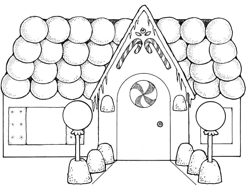 Druckbares Haus Bild ausmalbilder