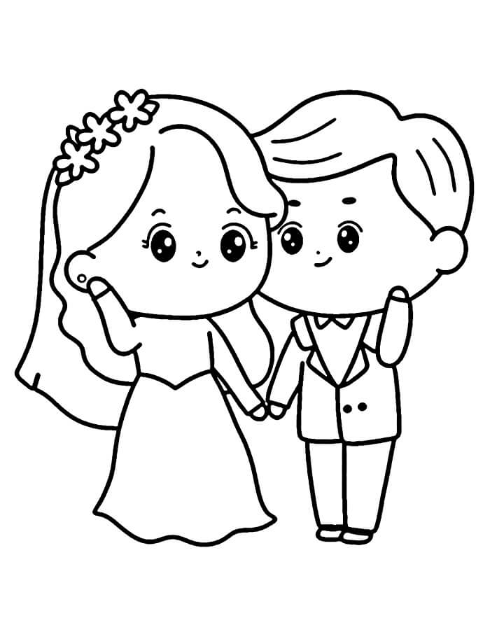 Druckbares Hochzeit Für Kinder ausmalbilder