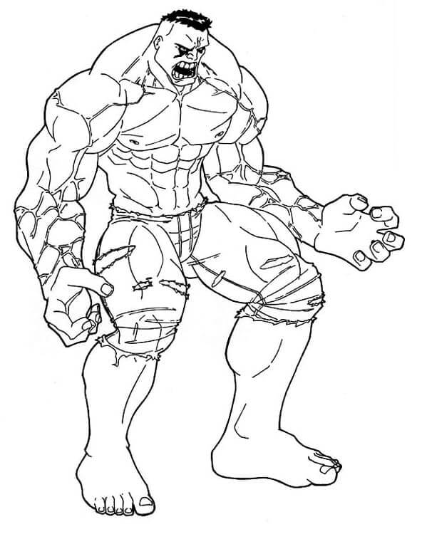 Druckbares Hulk Bild ausmalbilder