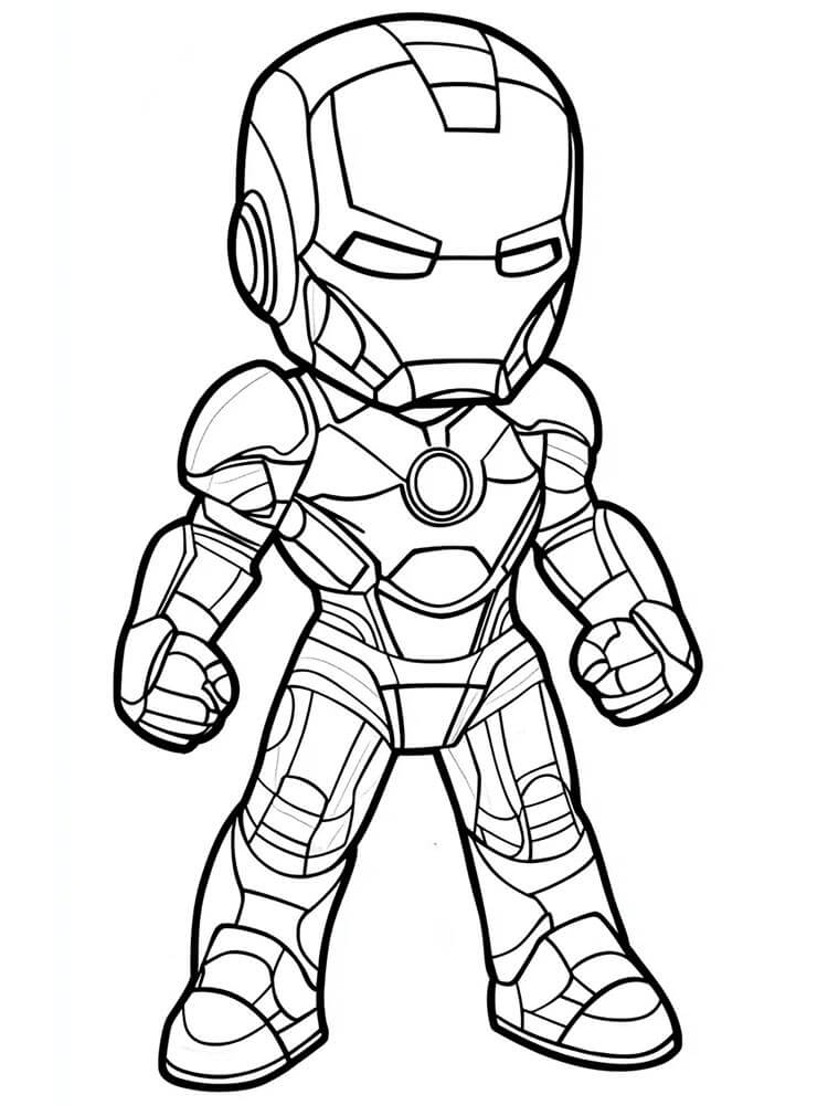 Druckbares Iron Man Bild ausmalbilder