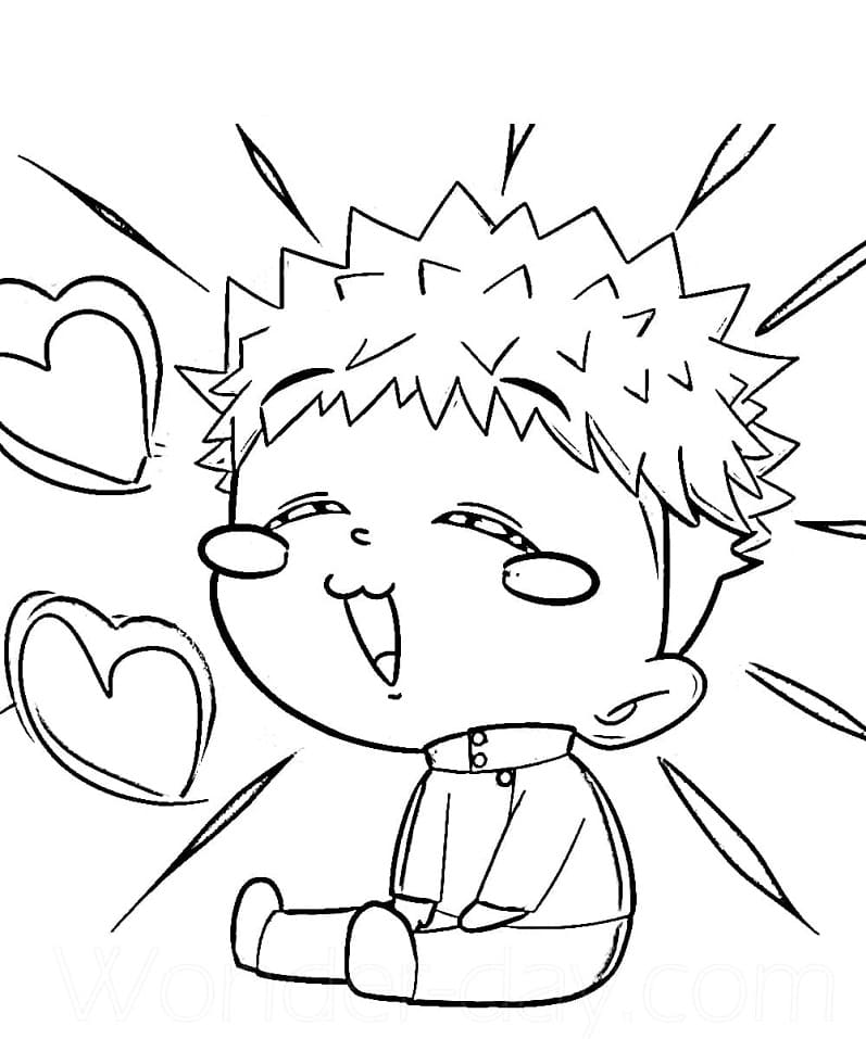 Druckbares Jujutsu Kaisen Bild ausmalbilder