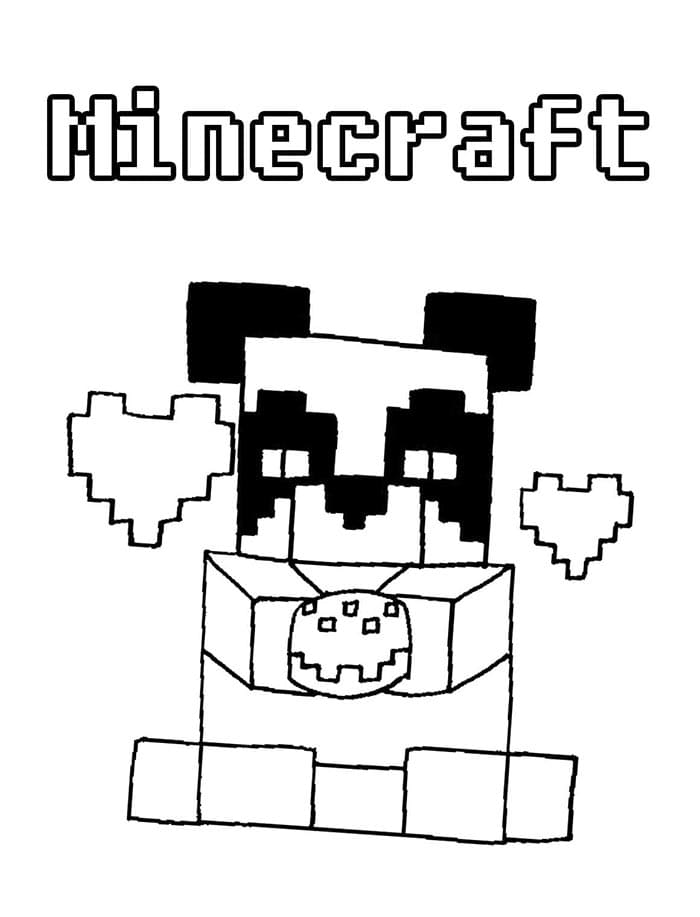 Druckbares Kostenloses Minecraft ausmalbilder