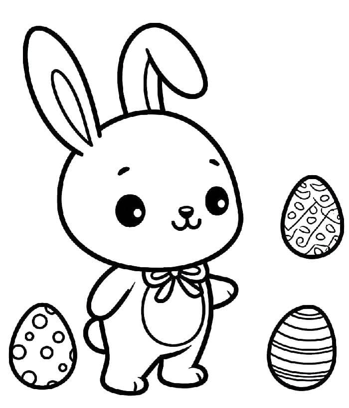 Druckbares Kostenloses Osterhase ausmalbilder