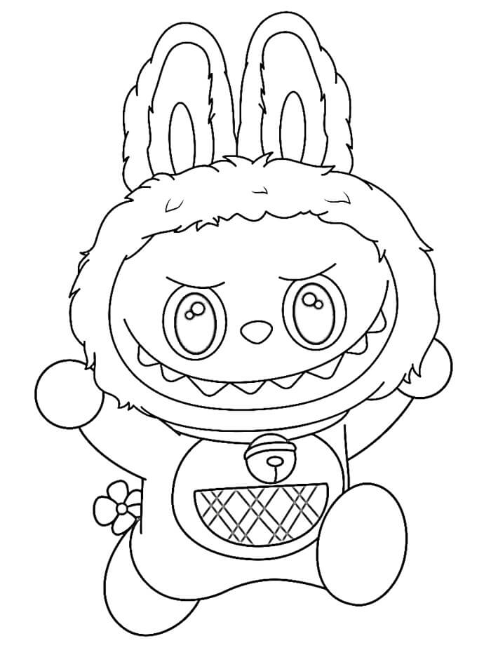 Druckbares Labubu Für Kinder ausmalbilder