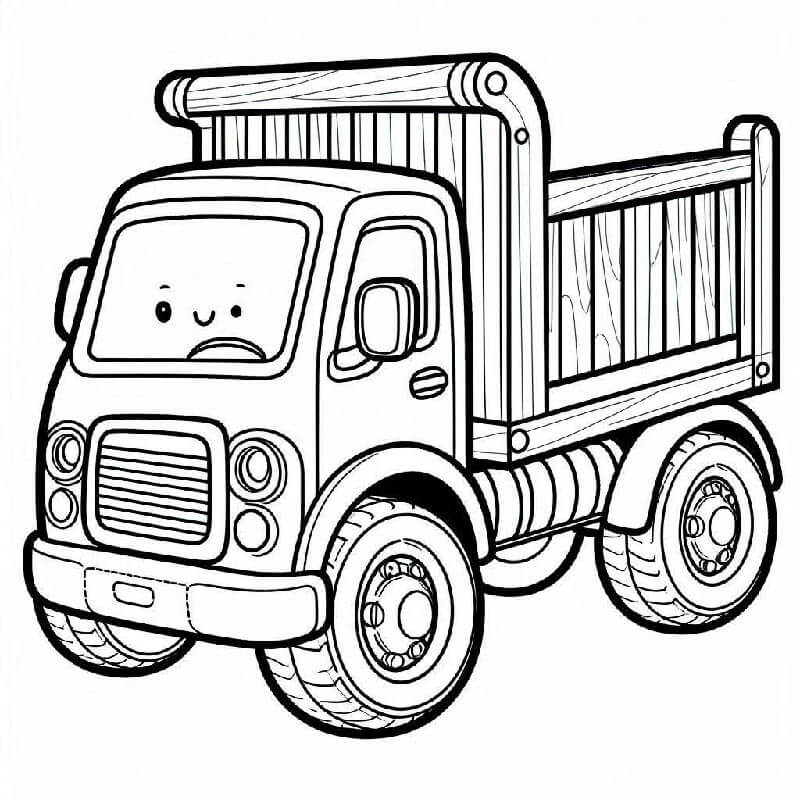 Druckbares Lastwagen Bild ausmalbilder