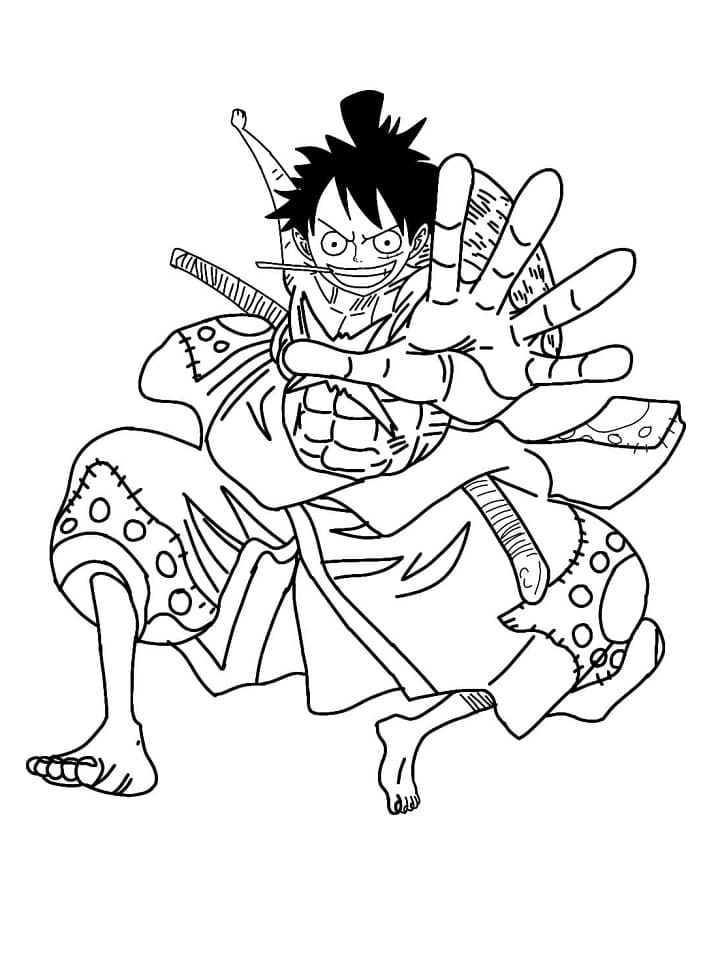 Druckbares Luffy Bild ausmalbilder