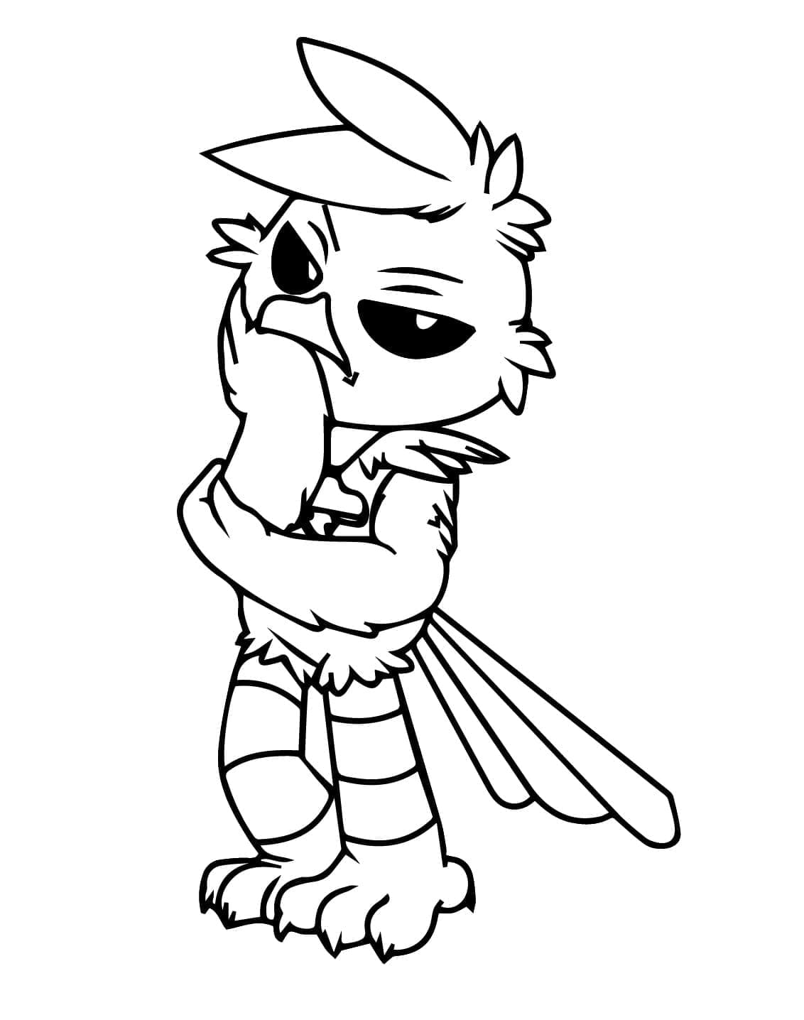 Druckbares Nightmare Critters Für Kinder ausmalbilder