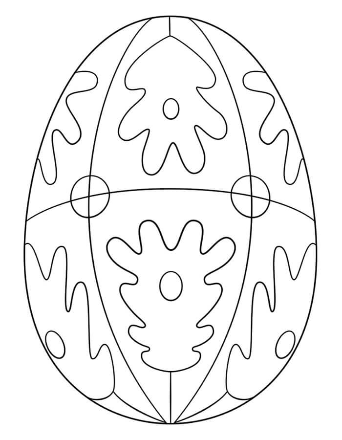 Druckbares Osterei Bild ausmalbilder