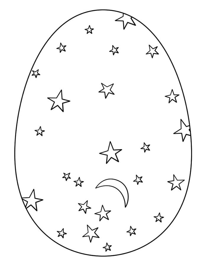 Druckbares Osterei Für Kinder ausmalbilder