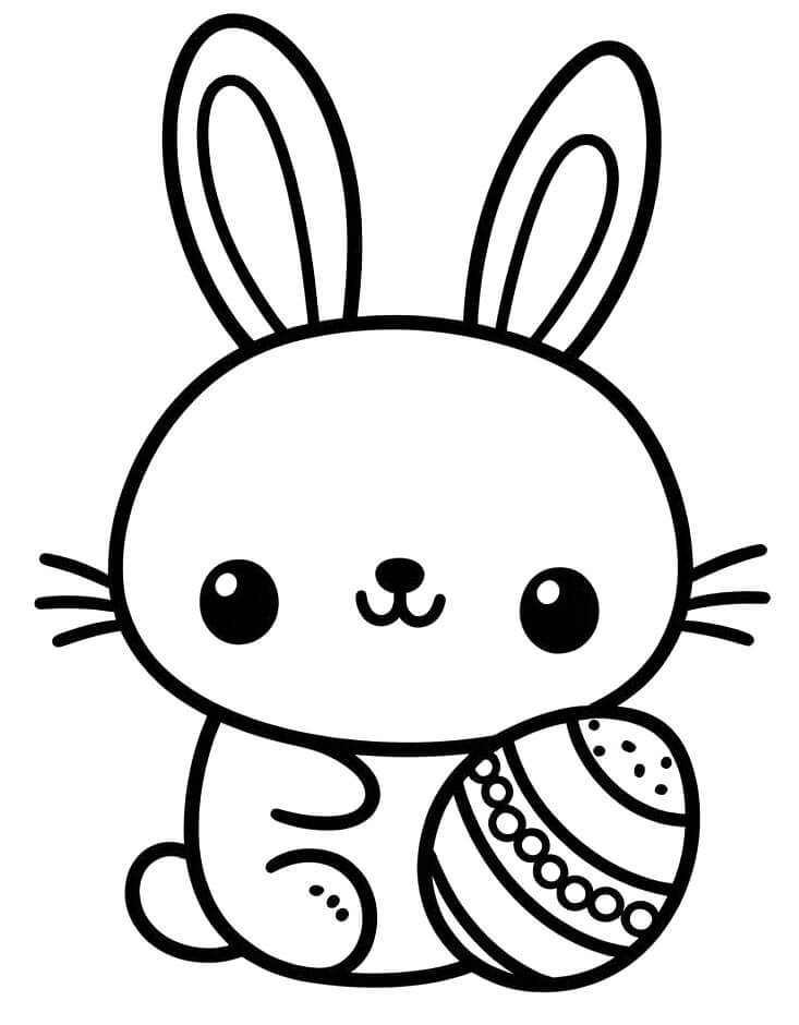 Druckbares Osterhase Bild ausmalbilder