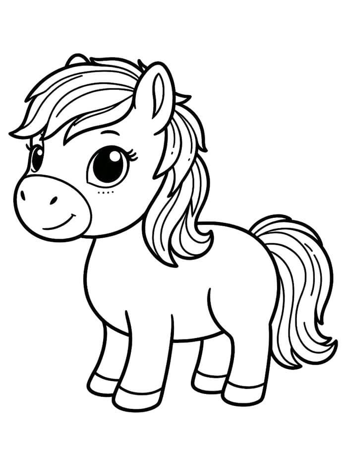 Druckbares Pferd Bild ausmalbilder