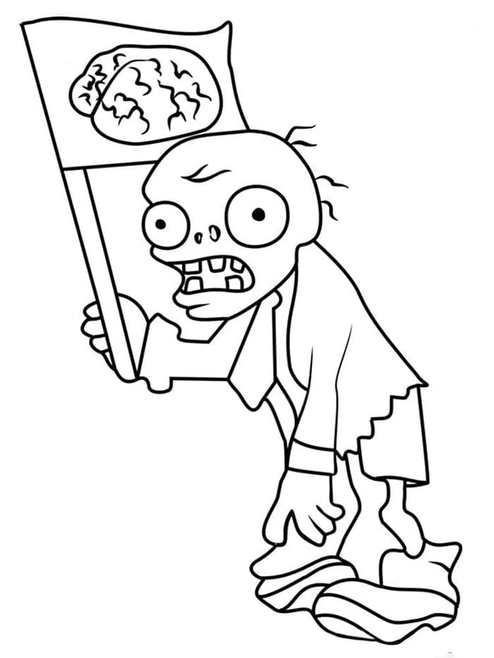 Druckbares Pflanzen gegen Zombies Bild ausmalbilder