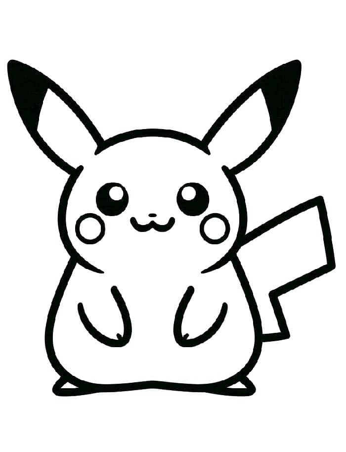 Druckbares Pikachu Bild ausmalbilder