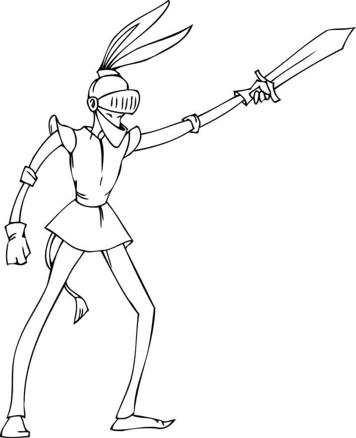 Druckbares Ritter Bild ausmalbilder