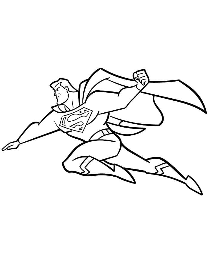 Druckbares Superman Bild ausmalbilder