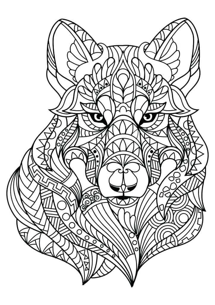 Druckbares Tiere Mandala Bild ausmalbilder