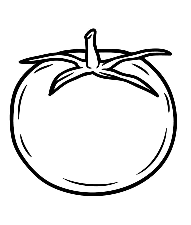 Druckbares Tomate Exemplar ausmalbilder