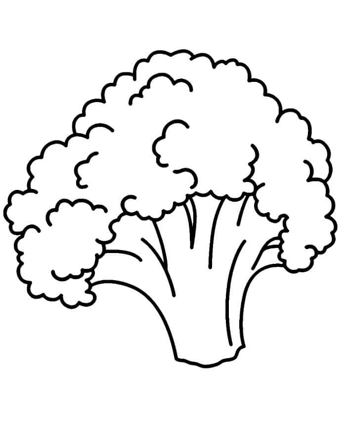 Druckfertige Gemüse Bildversion ausmalbilder