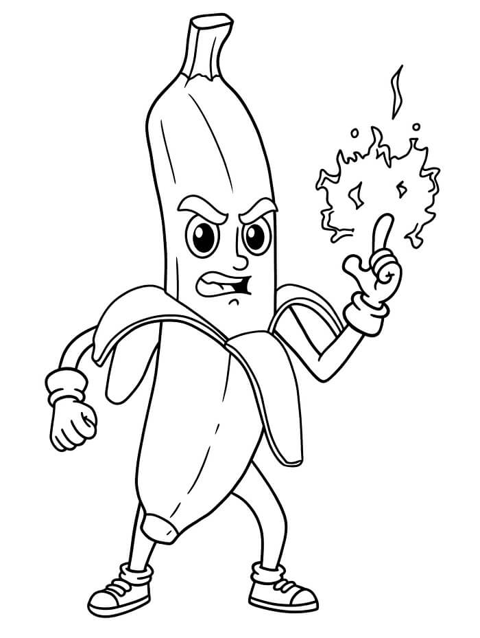 Druckfertiges Banane Bild ausmalbilder