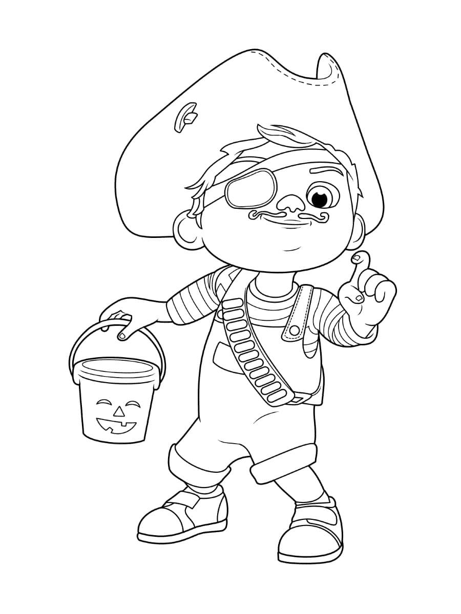 Druckversion von Cocomelon kostenlos ausmalbilder