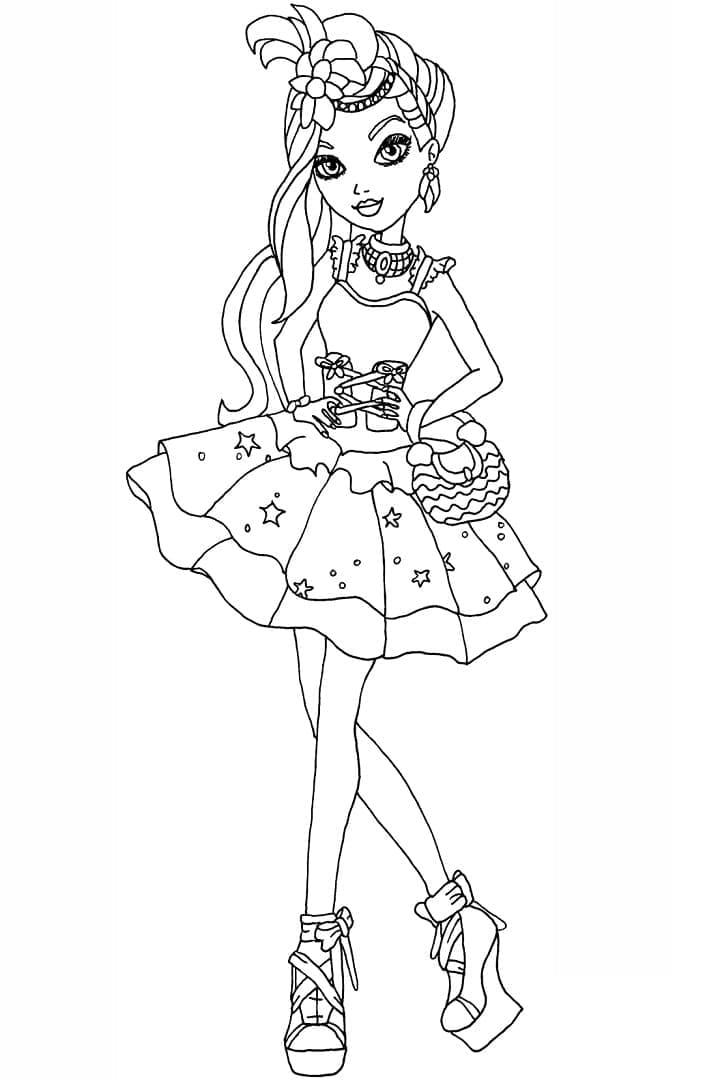 Duquesa Swan di Ever After High ausmalbilder