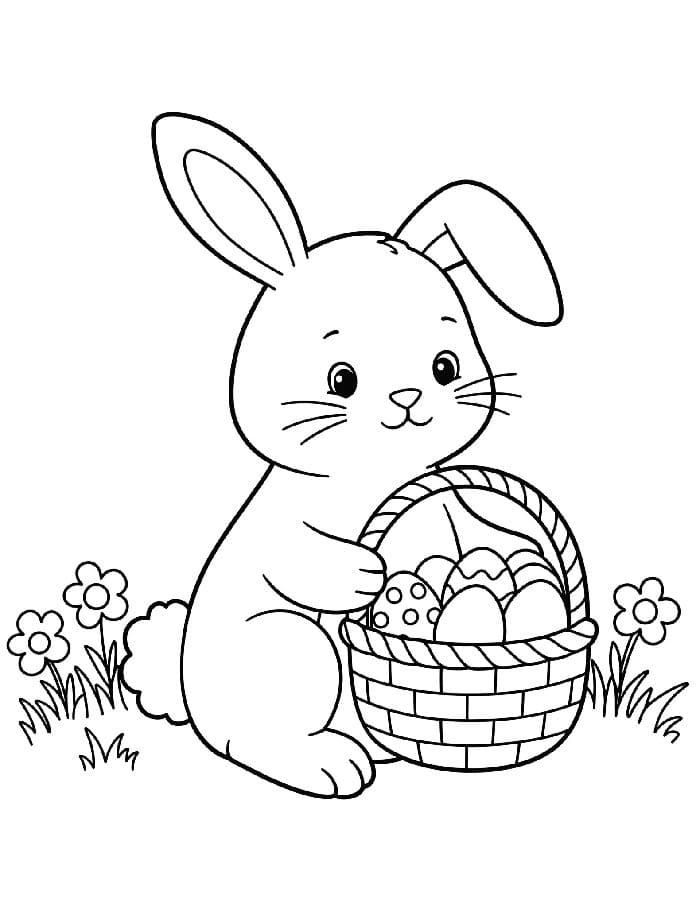Ein Osterhase ausmalbilder