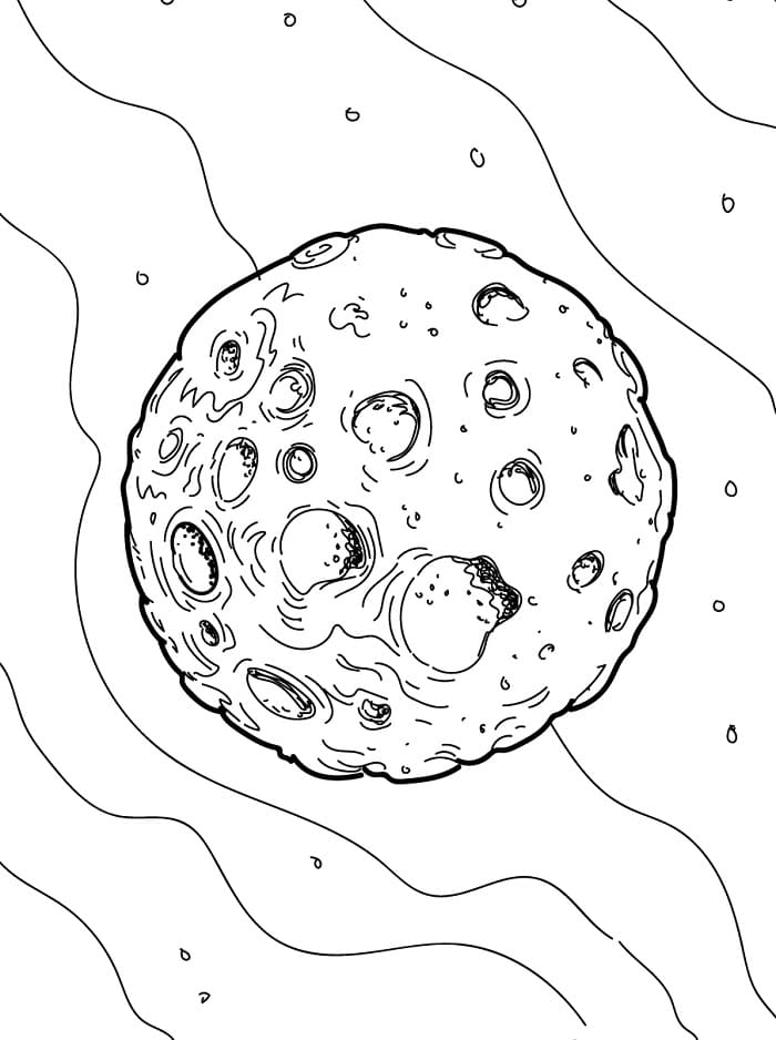 Ein Planet ausmalbilder