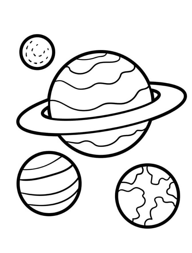 Ein Sonnensystem ausmalbilder