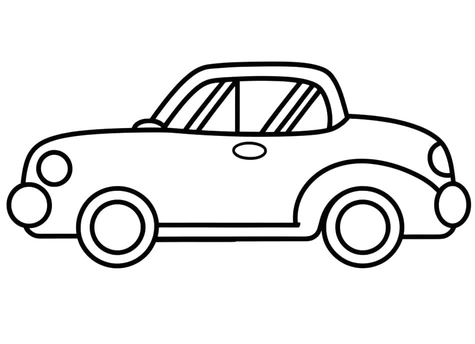 Ein schönes Auto ausmalbilder