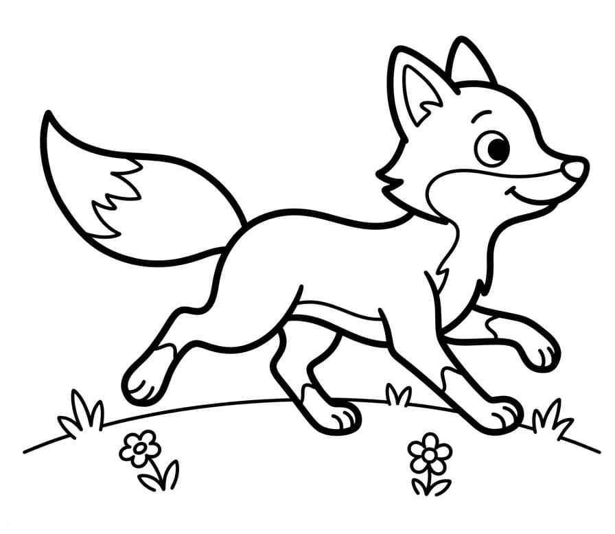 Fuchs ausmalbilder