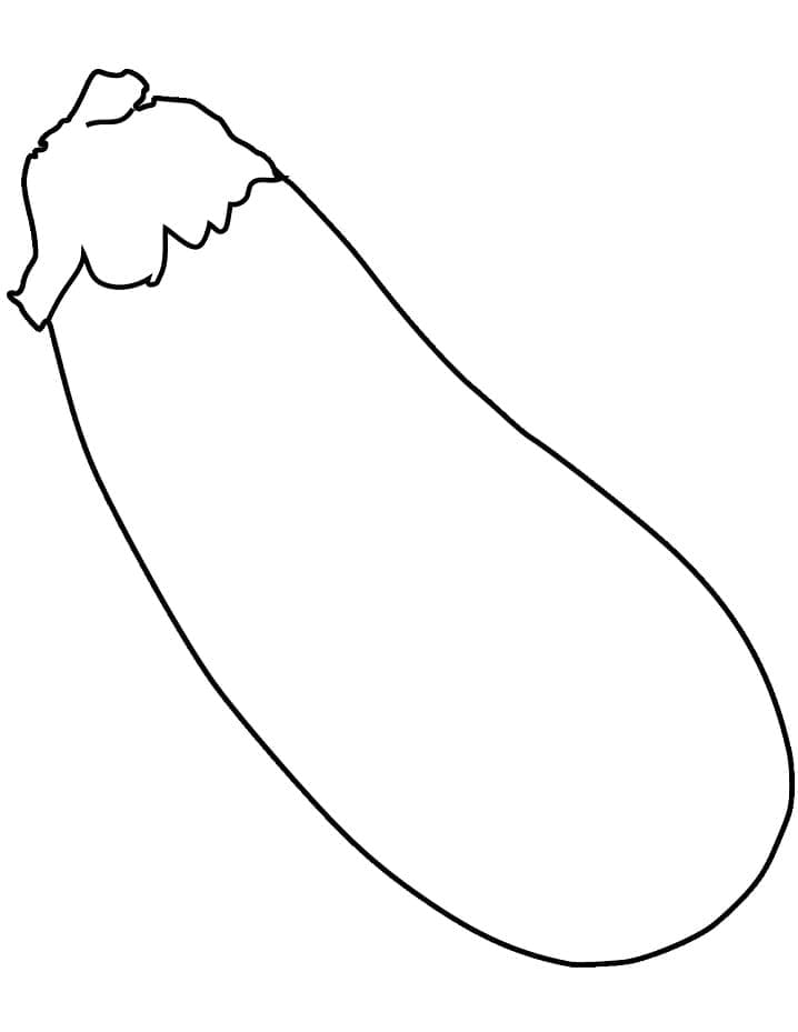 Eine leichte Aubergine ausmalbilder