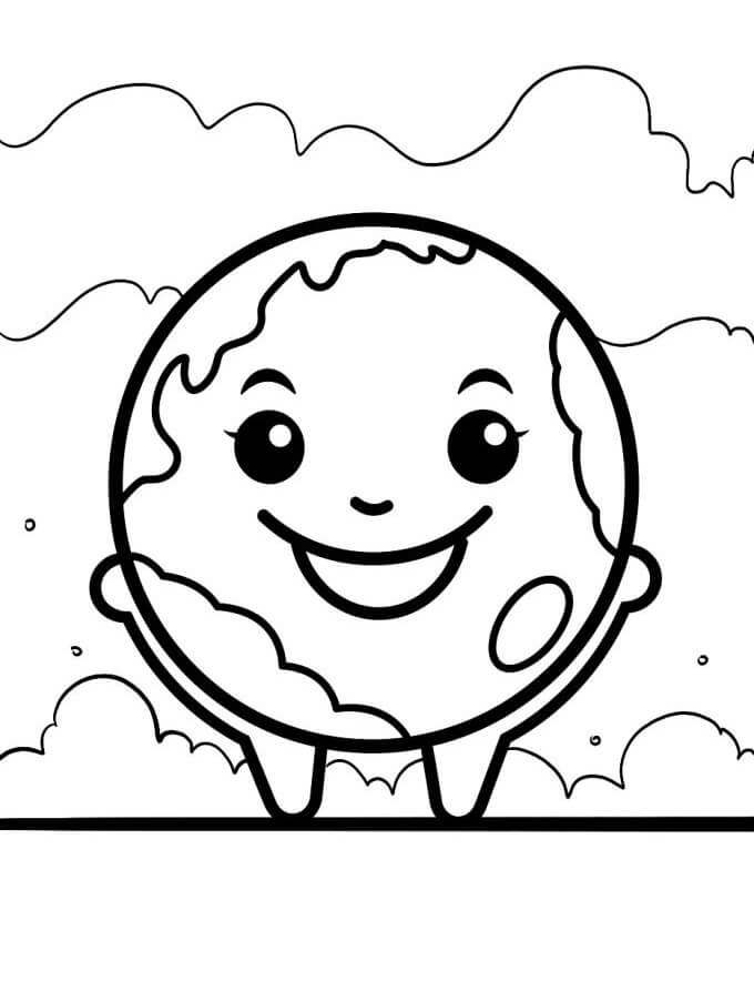 Eine schöne Erde ausmalbilder