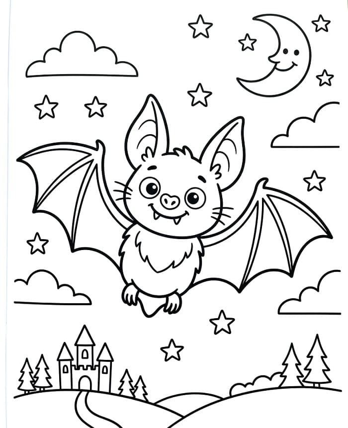 Fledermaus ausmalbilder