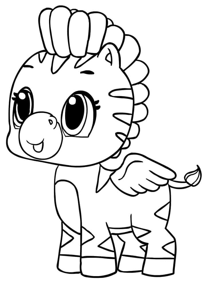 Einfache Hatchimals ausmalbilder