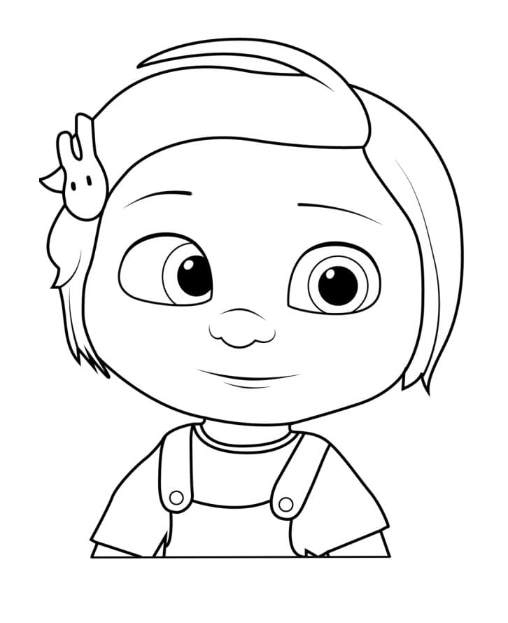 Einfacher Cocomelon ausmalbilder