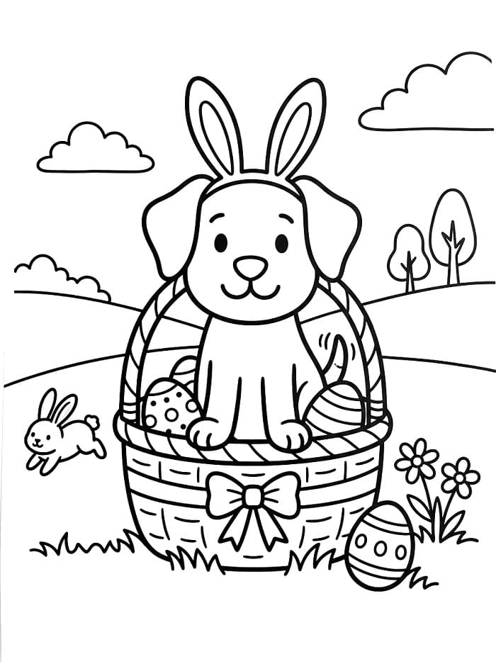 Einfaches Ostern ausmalbilder