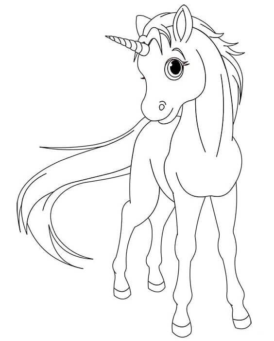 Einhorn (2) ausmalbilder