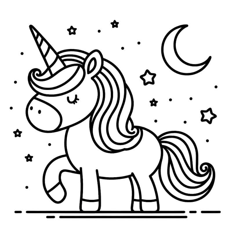 Einhorn (8) ausmalbilder