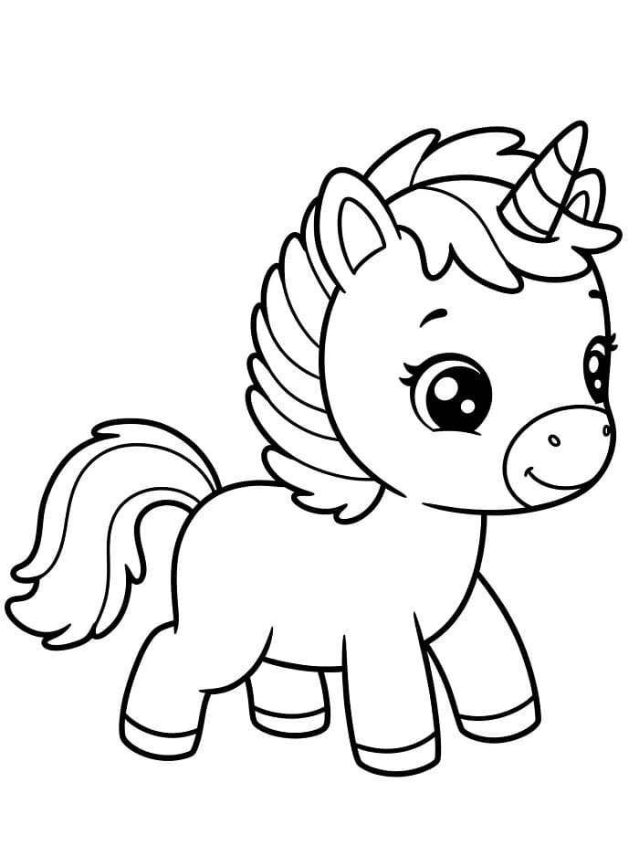 Einhorn Drucken ausmalbilder