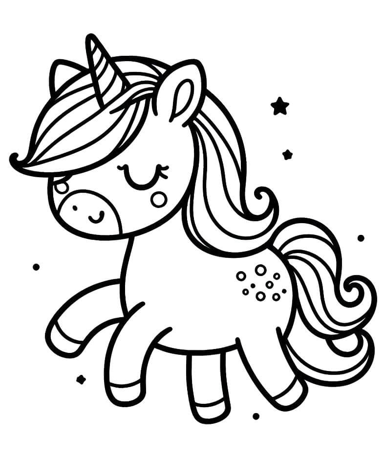 Einhorn Für 6-Jährige Kinder ausmalbilder