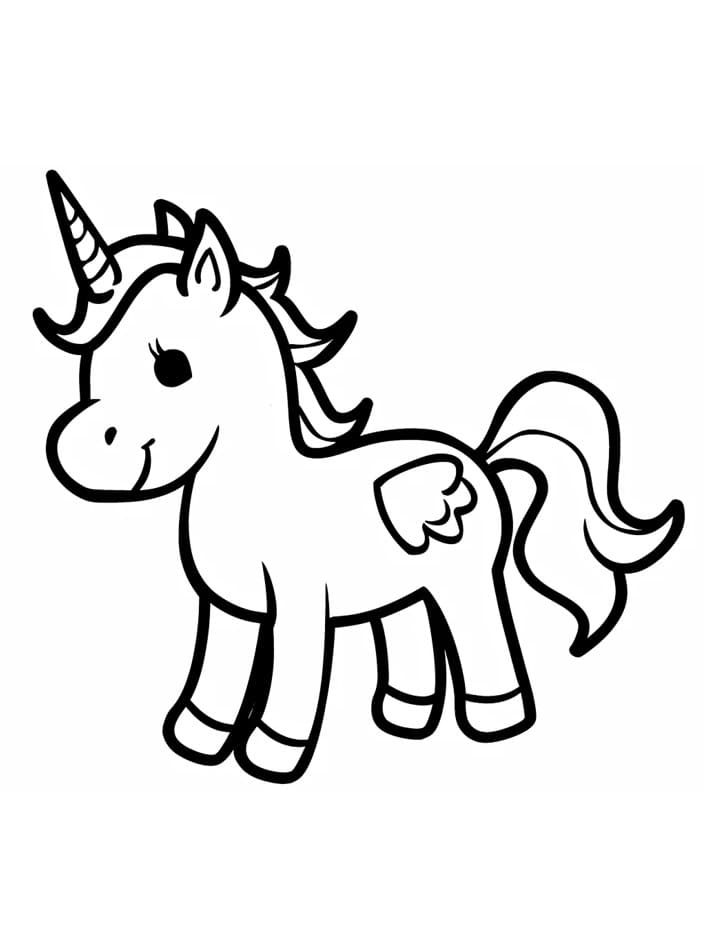 Einhorn Gratis ausmalbilder