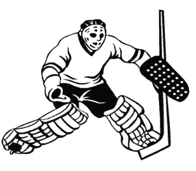 Eishockey Gratis ausmalbilder